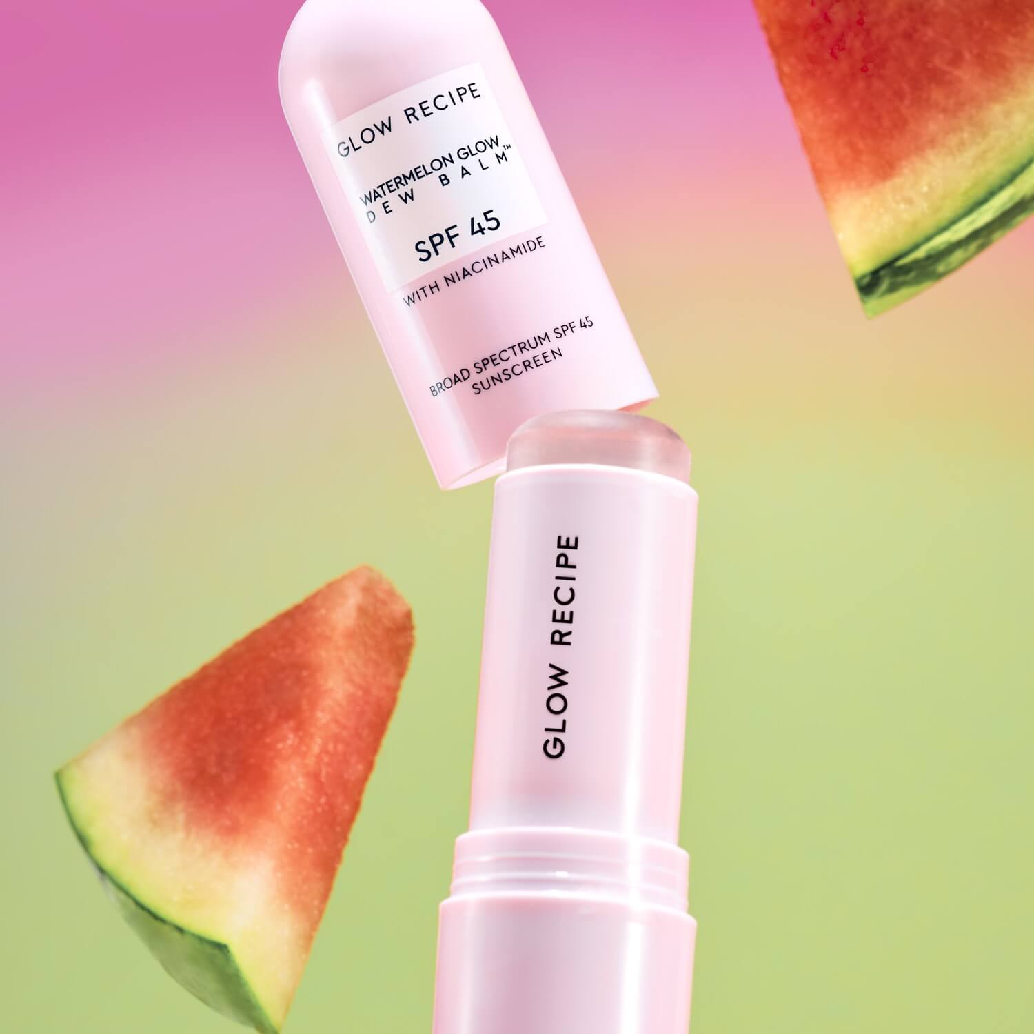 WATERMELON GLOW NIACINAMIDE DEW BALM SUNSCREEN STICK SPF 45 (SUERO EN BARRA CON PROTECCIÓN SOLAR)